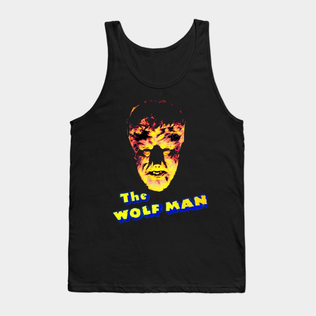 Wolf Man Tank Top by Fred_art_61